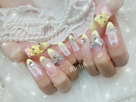 ピカチュウ★キャラクターネイル