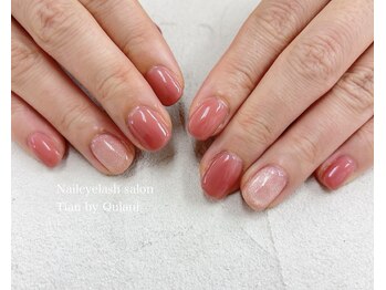 2本アートネイル