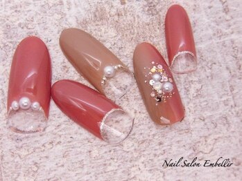 アンベリール 横浜店(Embellir)/(1658)グラデパールネイル