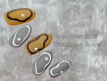 スリー(THREE)/September 2022/nail design