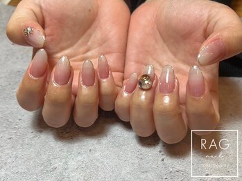 ラグ ネイル(RAG nail)/グラデーション/フレンチ