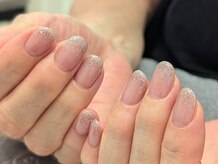 エムスラッシュ ネイル センター北店(M.SLASH)/フラッシュラメグラデーション