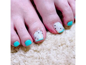 フラワー×ティファニーブルー