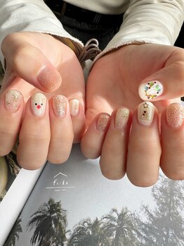 フィーカ(fi:ka)/クリスマスネイル　¥10000