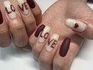 Valentine nail