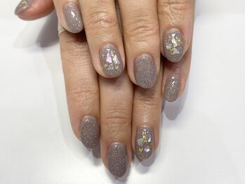 クォーターリゾートネイル(QUARTER RESORT nail)/スターダストカラーネイル☆