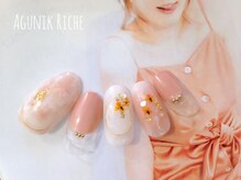 アグニークリッシェ(Agunik Riche)/【押し花ネイル】
