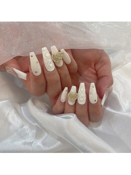 ラビィ 新宿店(Raviy)/ハートニットネイル