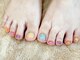 エムデコビューティ(M-DecoBeauty)の写真/≪定額コースあり≫トレンドの人気デザインや季節を感じられるデザインでフットネイルをお楽しみください♪