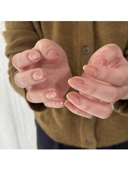 シアン(cyaan)/ゴールドラインフレンチ