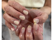 ～ぷっくりgold nail～