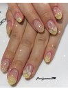 イエローリボンnail