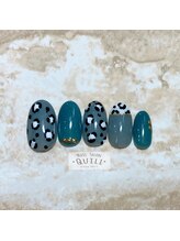 ネイルサロン クイル(QUILL)/10月砂ジェル（２）