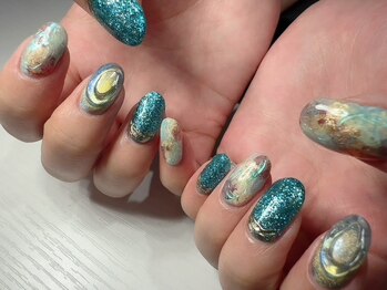 ネイル フィエルテ(Nail Fierte)/Green nuance
