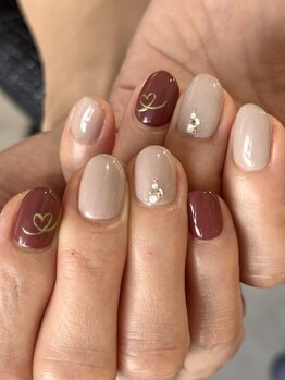 ネイルサロン ミル(Mille)/greige&bordeaux