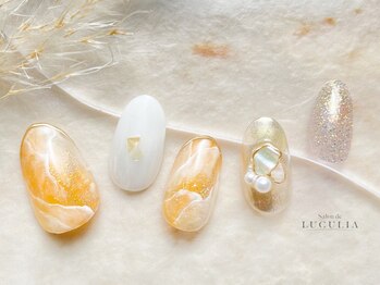 サロンドルクリア(Salon de LUCULIA)/インスタ　#大理石ネイル
