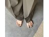 【フットネイル☆ワンカラー60min】再来/FOOT/60min/¥7980