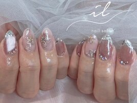マグネット×ミラーアートネイル