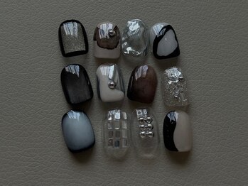 ヌール(Noor)の写真/【海外でのネイリスト経験ありのオーナー在籍】オリジナル個性派ネイルで施術いたします◎持ち込みネイルOK