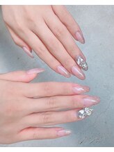 クリーム(Nail Atelier CREAM)/グラデーション・ワンホンパーツ