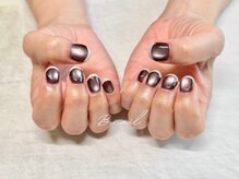 ビーネイル 名古屋志賀本通(B.nail)/バイカラーフレンチ/ニュアンス