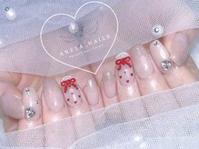アネラ ネイルズ(Anela_nails)/レースネイル/シンプルdesign