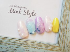 オーロラパールネイル