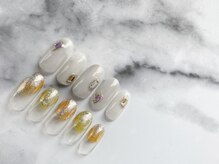 スリー(THREE)/Apr,2021/nail design