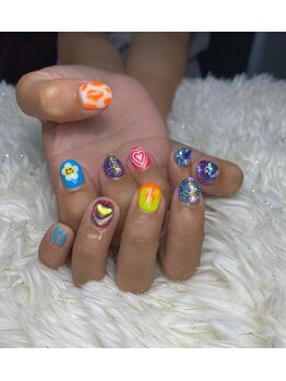 レディスペネイル ノマエ 名駅店(Redispe nail nomae)/ガチャガチャ個性派ネイル☆