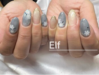 エルフ 恵庭店(Elf)/【HAND】冬デザイン¥8500