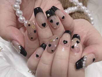 シリウス(SIRIUS)/フレンチ/ハートネイル