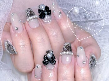 アネラ ネイルズ(Anela_nails)/レースネイル/ボリュームdesign