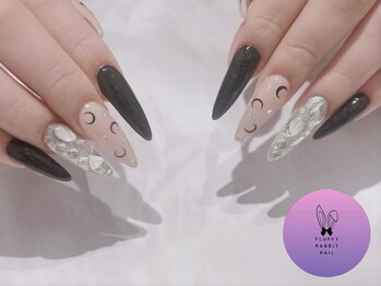 フラッフィーラビットネイル(fluffy rabbit nail)/定額アートコース 定額ネイル