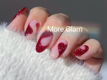 モアグラム 大宮東口店(More Glam)/自爪バレンタインネイル