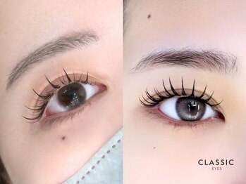 クラシック アイズ(CLASSIC EYES)の写真/当店自慢の仕上がりの美しさを追求◇メニューの豊富さからどんなご要望もOK◎♪ナチュラルから付け放題☆