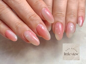 リトルビュー(little view)/・桃ネイル ￥9980