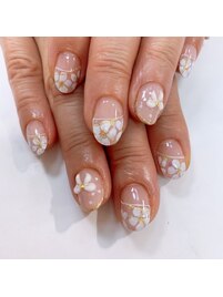 シンプルジェルネイル&本格ケア