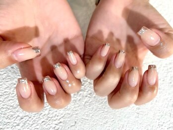 ビューティービースト フォー ネイルアンドアイラッシュ 松浜店(beauty:beast)/ミラーフレンチ☆