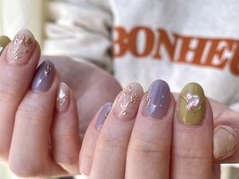 フラワーネイル：maika