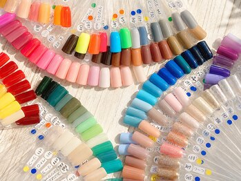 レイネイル 岐阜茜部店(RAY NAIL)の写真/今月限定★ワンカラー/ラメグラ￥3500,フレンチorカラグラ￥4000♪定額や持ち込みデザイン/ワンホンも人気♪