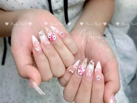 ピンクリボンネイル