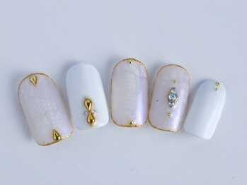 まつげアンドネイル ディアマンローズ(DIAMANT ROSE)/レースネイル・90分6930円