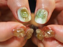 ネイルサロン ユーズ(USE.)/瑞々しいぷるぷるアート