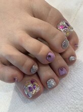 ネイルモア 三軒茶屋店(NAIL moA)/フット・ステンドグラス☆
