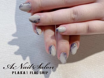 エーネイルサロン プラーカ本店(A-Nail Salon)/　定額デザイン