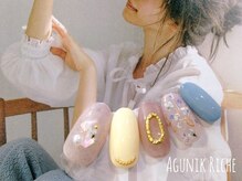 アグニークリッシェ(Agunik Riche)/【押し花ネイル】