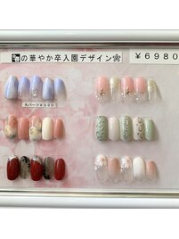 春の卒入園ネイル☆彡