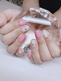 定額B＋リングネイル人気です