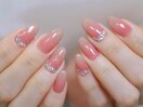 花びらネイル　ストーン別途