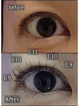 まつげちゃん☆ねいるちゃん/フラットラッシュ80本